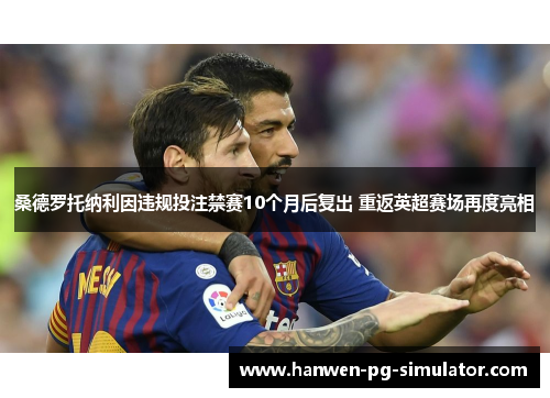 桑德罗托纳利因违规投注禁赛10个月后复出 重返英超赛场再度亮相 桑德罗托纳利因违规投注禁赛10个月后复出 重返英超赛场再度亮相